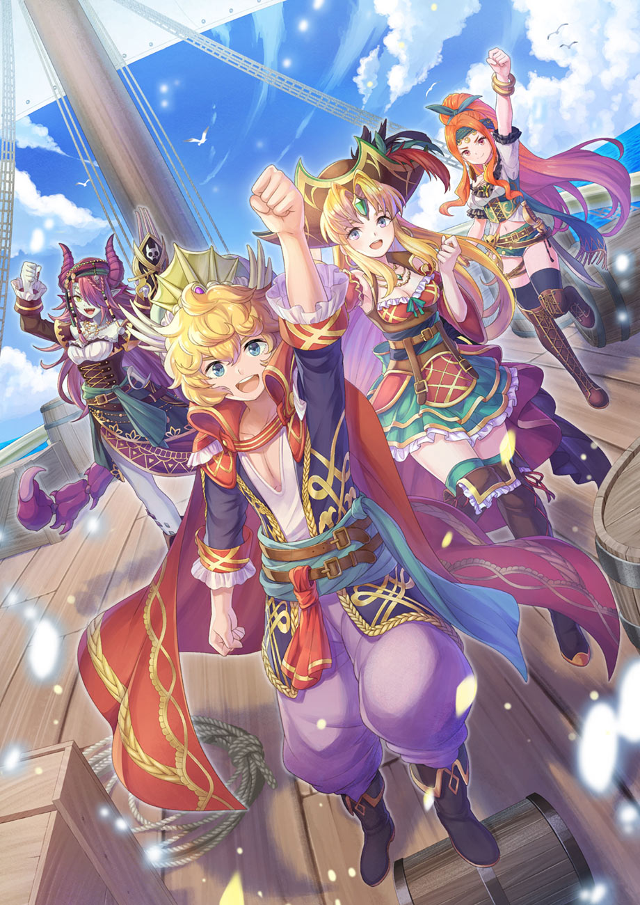 Ahoy Shiloh Squad Art from Echoes of Mana