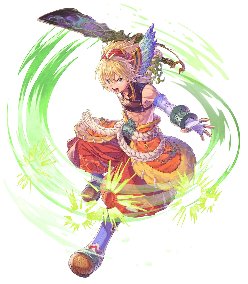 Keldric Art from Echoes of Mana