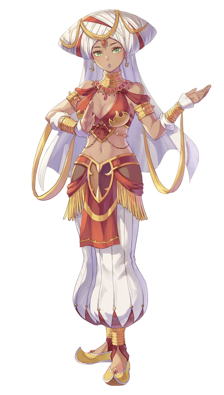 Lady Moti Art from Echoes of Mana