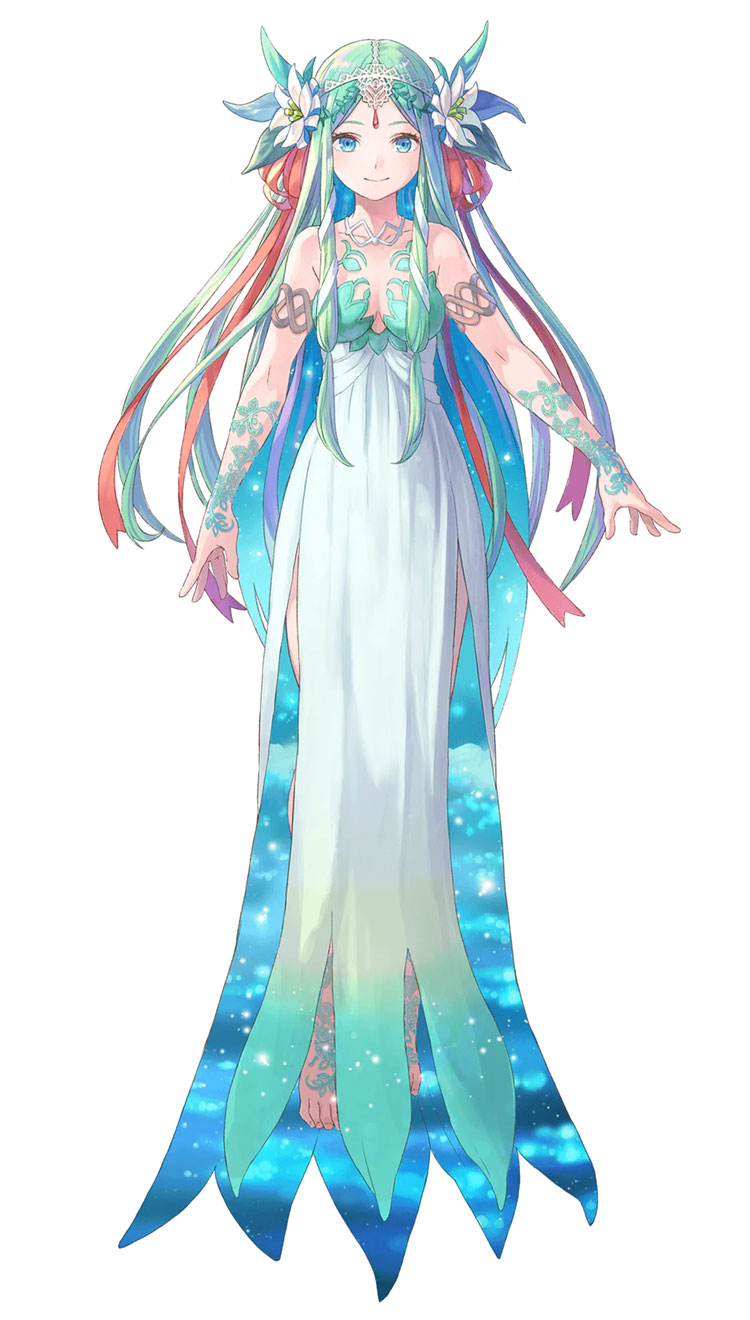 Mana Goddess Art from Echoes of Mana