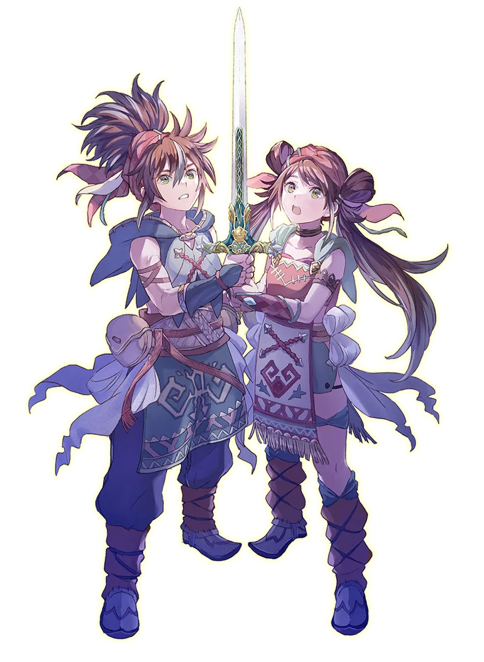 Quilto and Quilta Art from Echoes of Mana