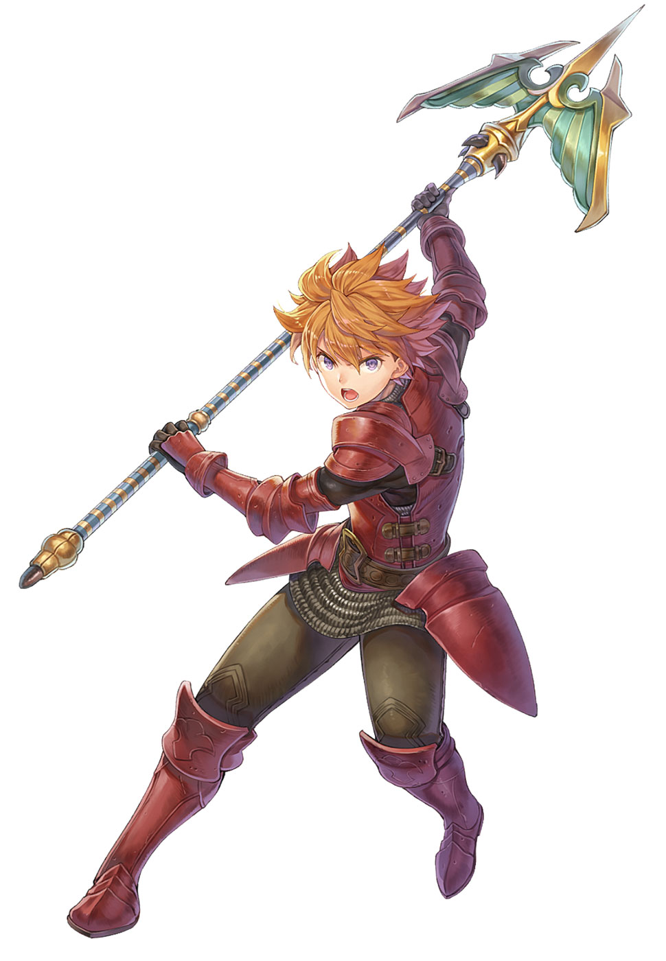 Sumo, Swordsman Starting Out Art from Echoes of Mana