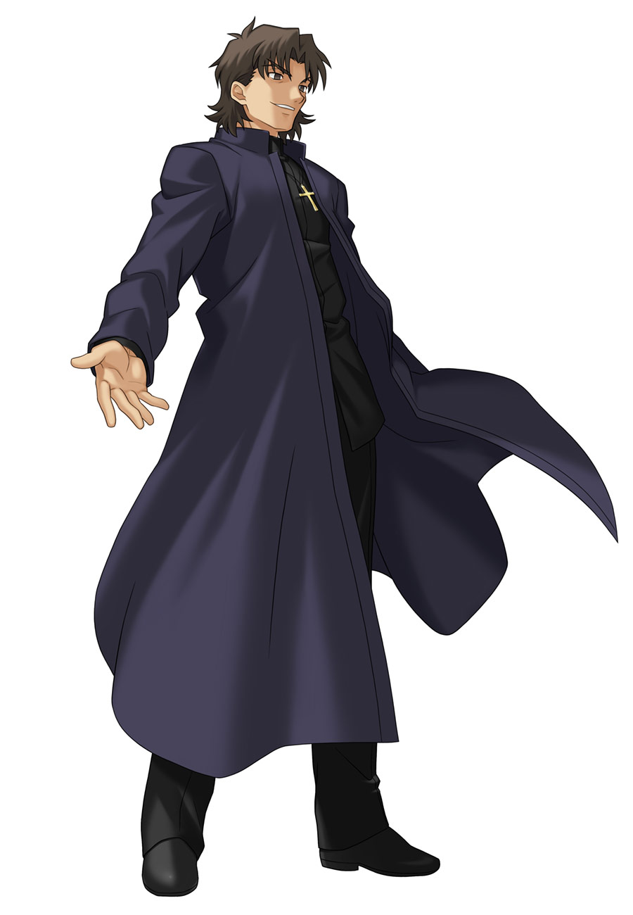 Kirei Kotomine Artwork from Fate/unlimited codes