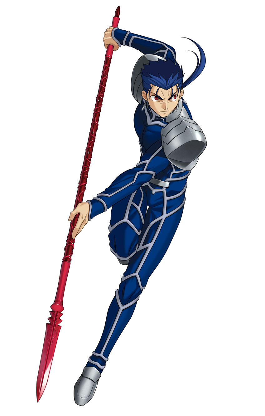 Lancer Artwork from Fate/unlimited codes