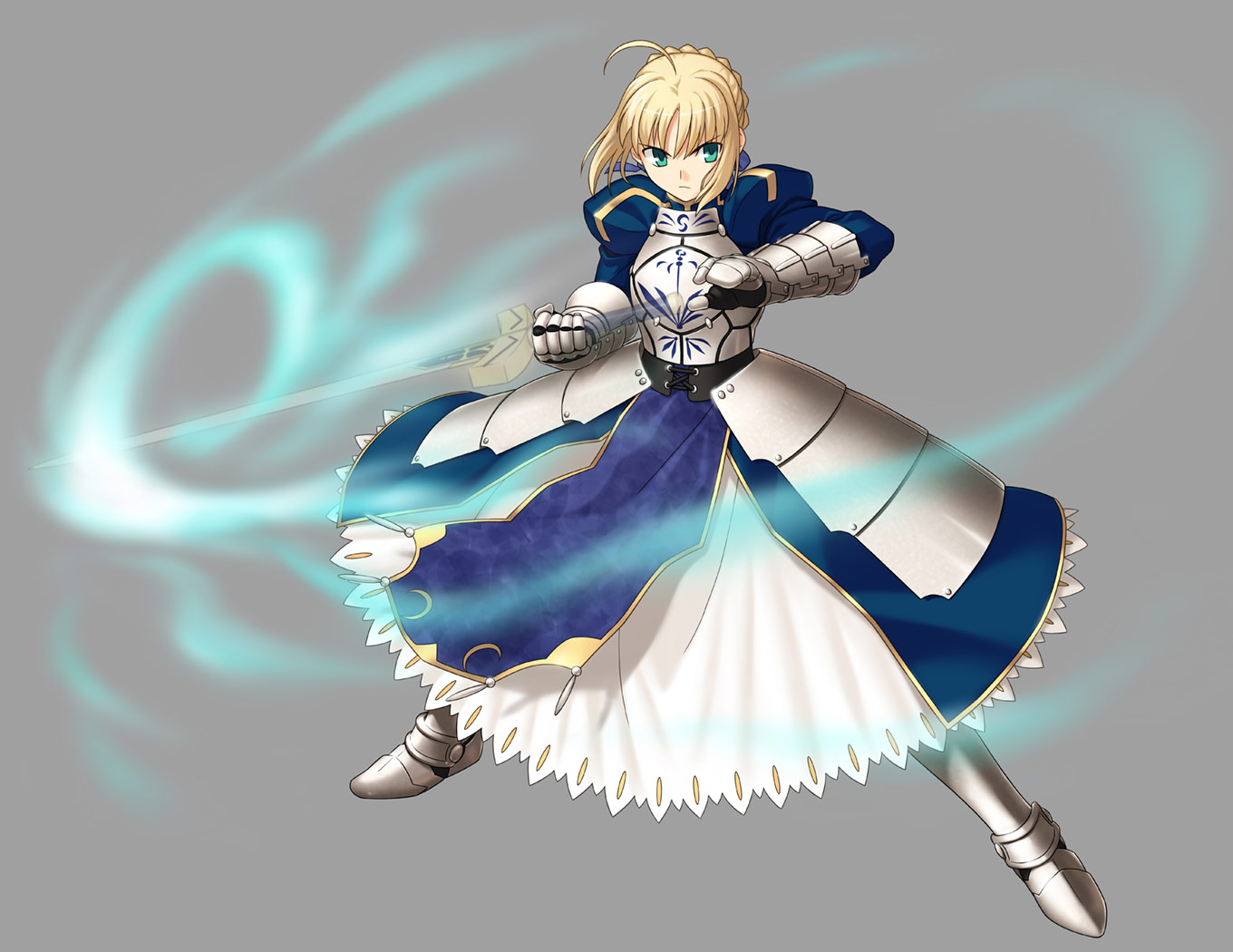 Saber Artwork from Fate/unlimited codes