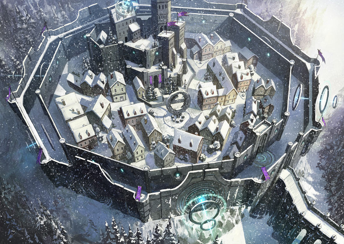 Floneia Citadel Art from I am Setsuna