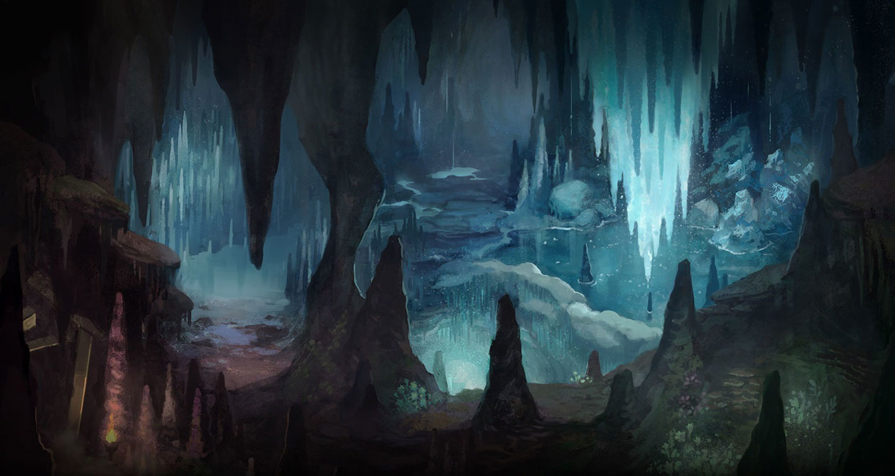 Frost Caves Art from I am Setsuna