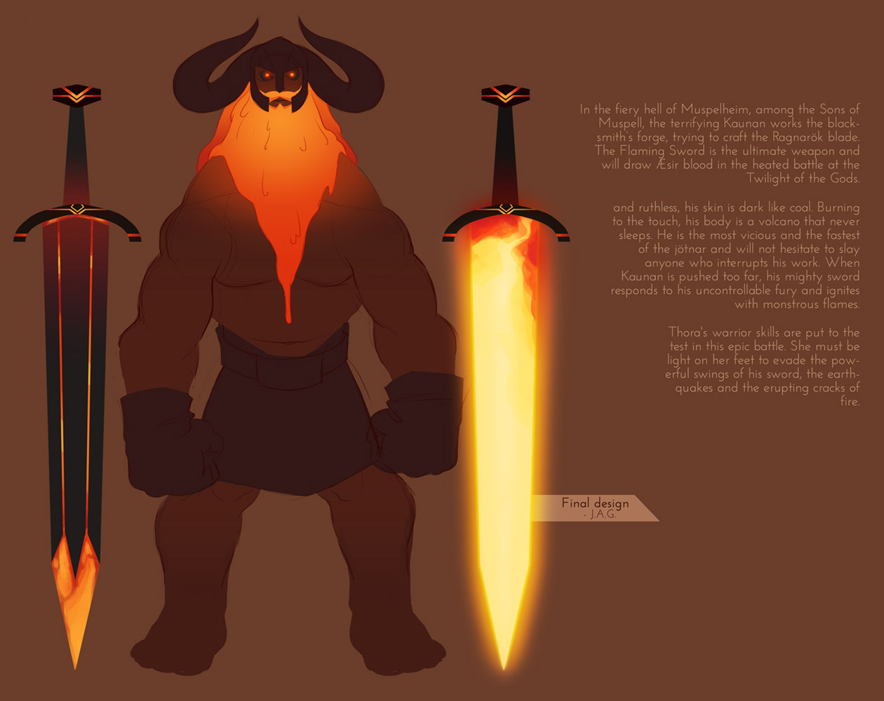 Fire Jotun Kaunan Art from Jotun