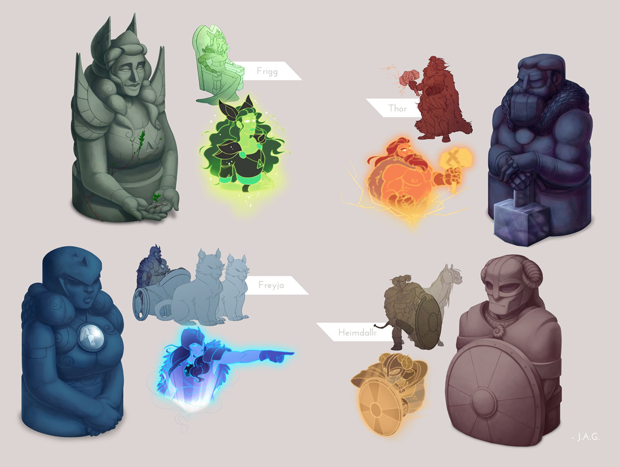 Gods Concepts from Jotun