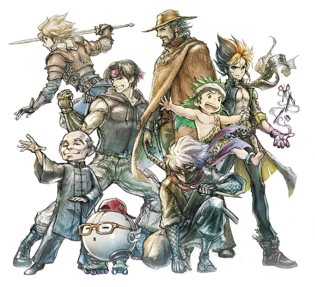 Characters Art from Live A Live (Remake)