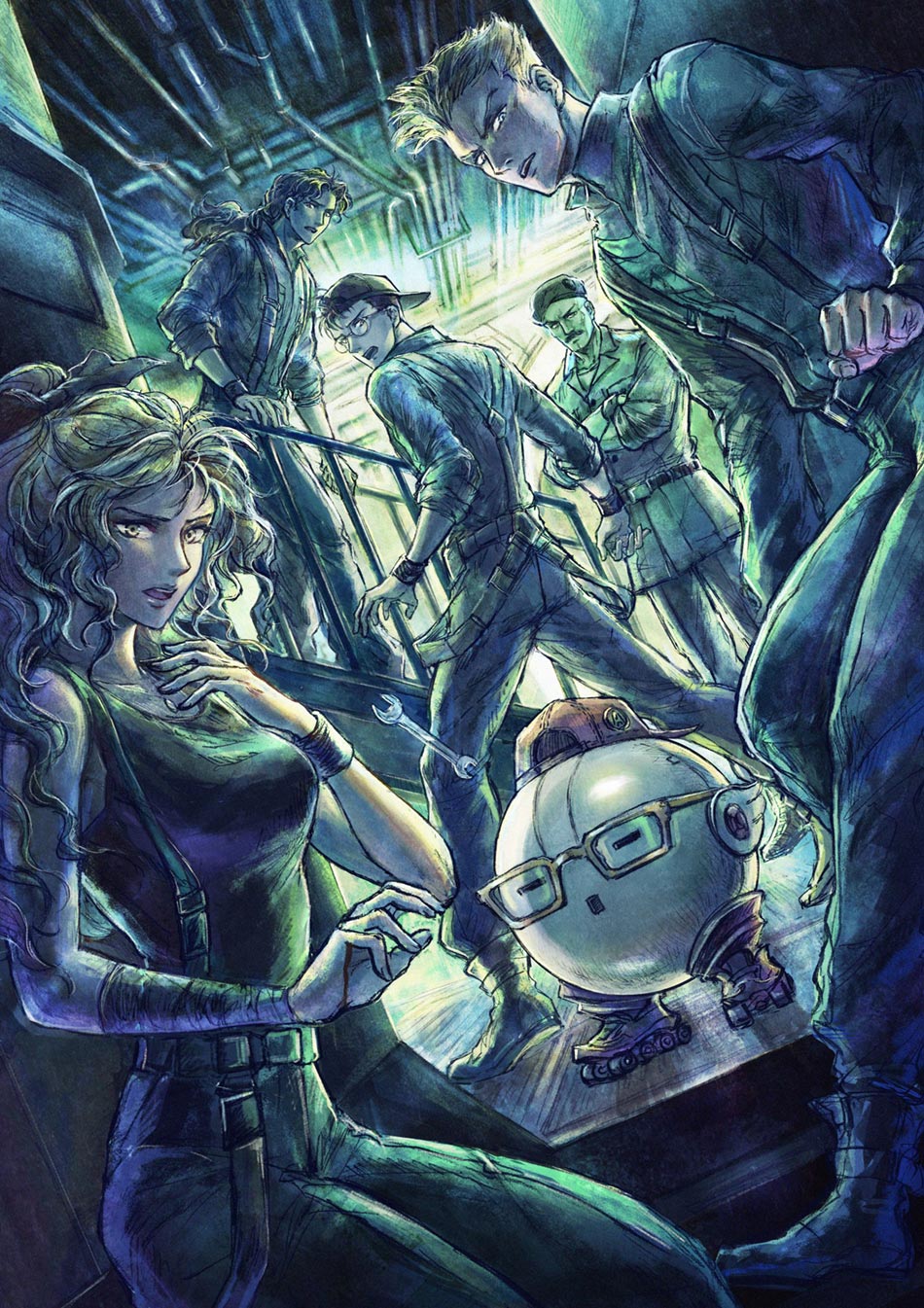 Mechanical Heart Scenario Art from Live A Live (Remake)
