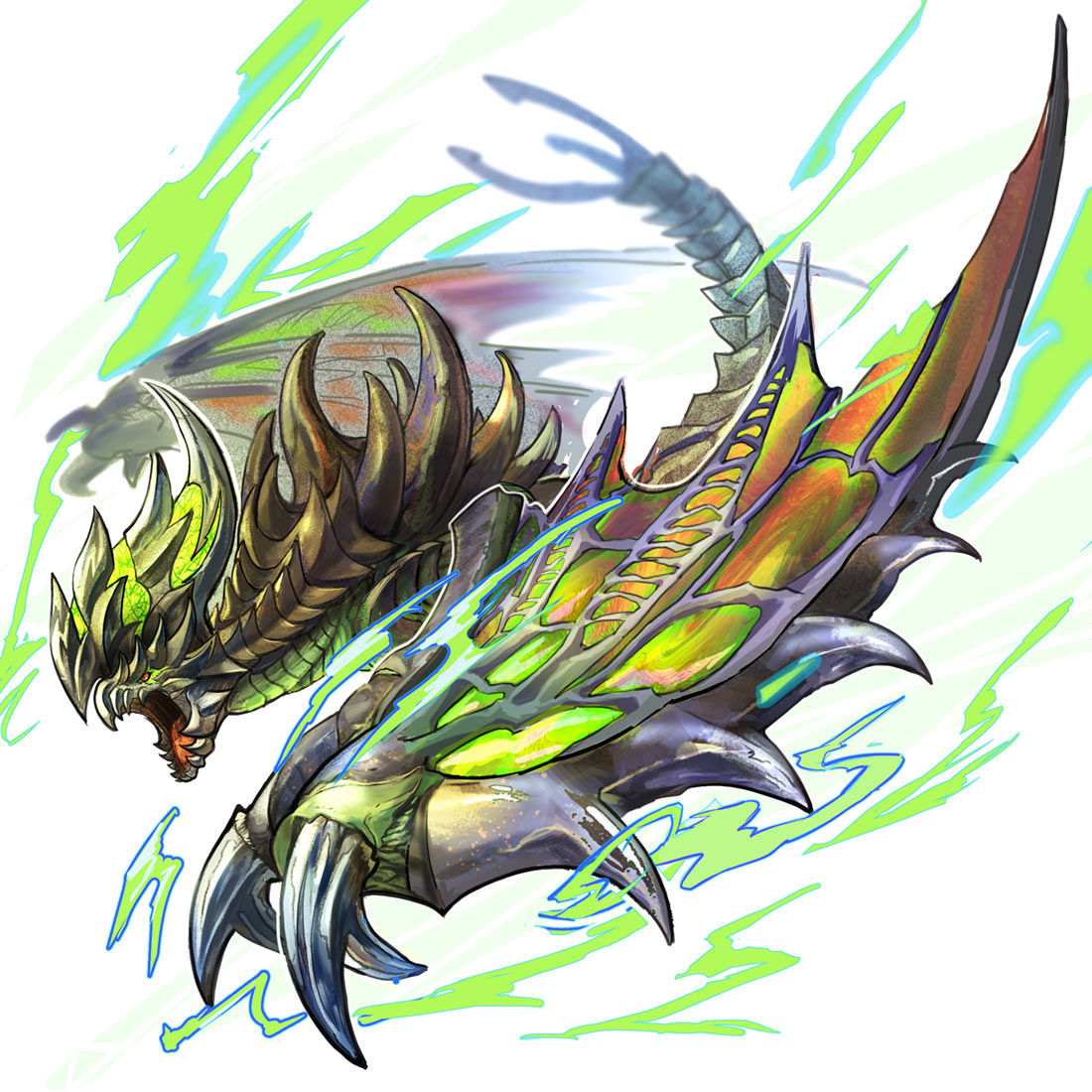 Astalos Concept Art from Monster Hunter Rise: Sunbreak