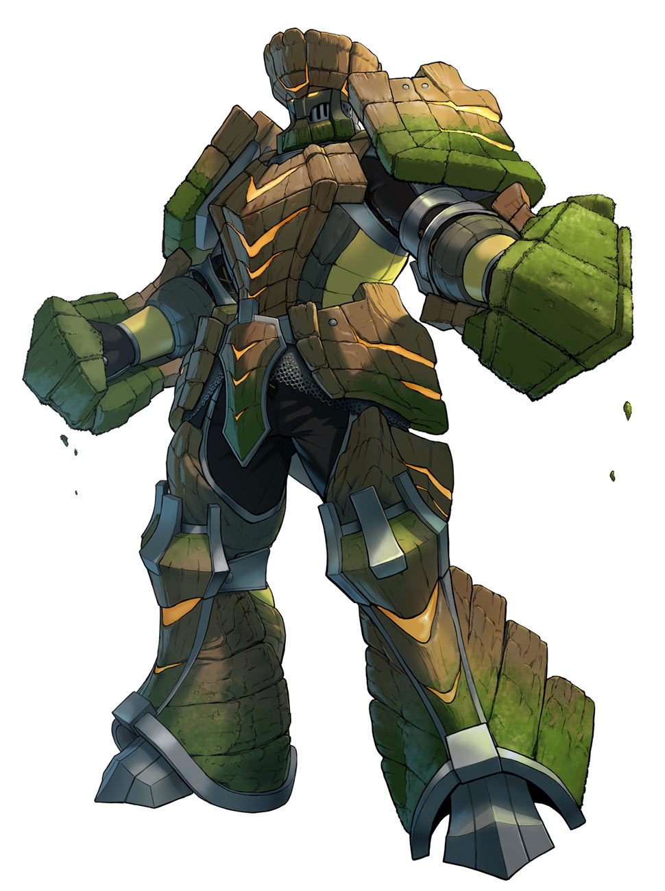 Garangolm Armor (Male) Art from Monster Hunter Rise: Sunbreak