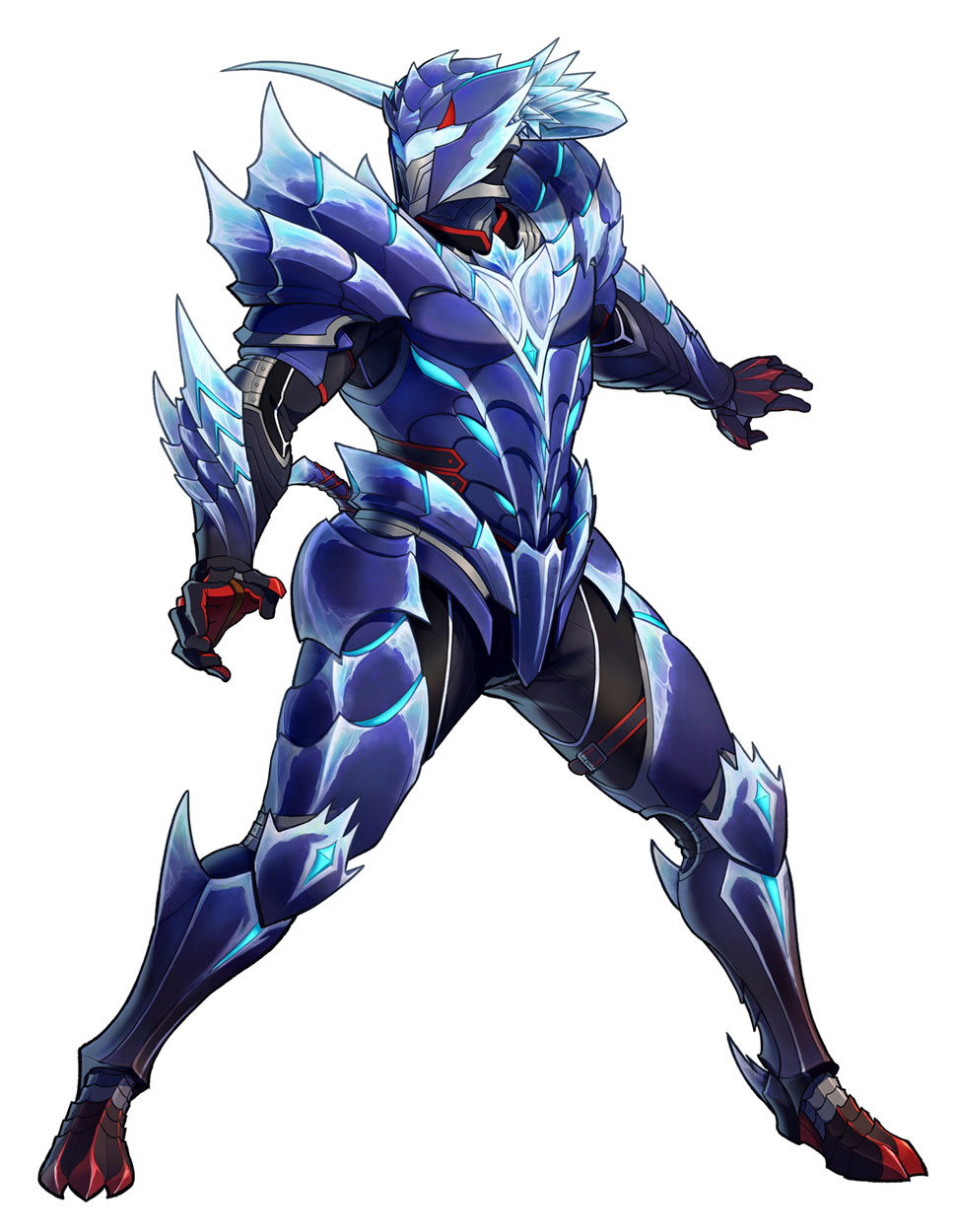 Lunagaron Hunter Armor (Male) Art from Monster Hunter Rise: Sunbreak