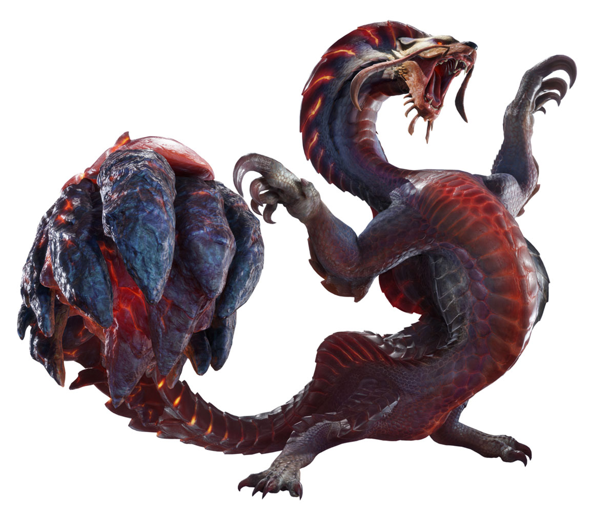 Magma Almudron Art from Monster Hunter Rise: Sunbreak