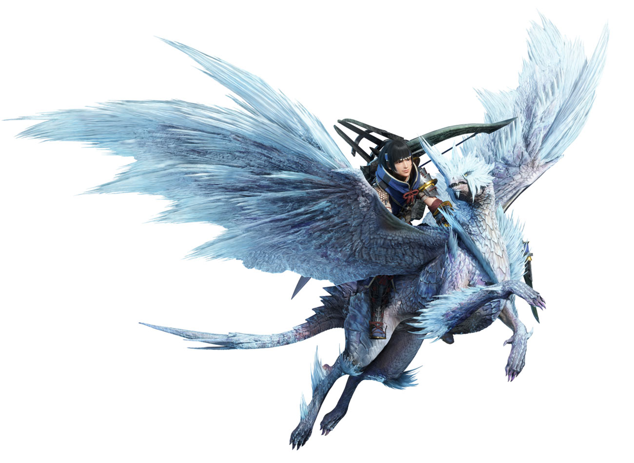 Palamute Velkhana Costume Art from Monster Hunter Rise: Sunbreak