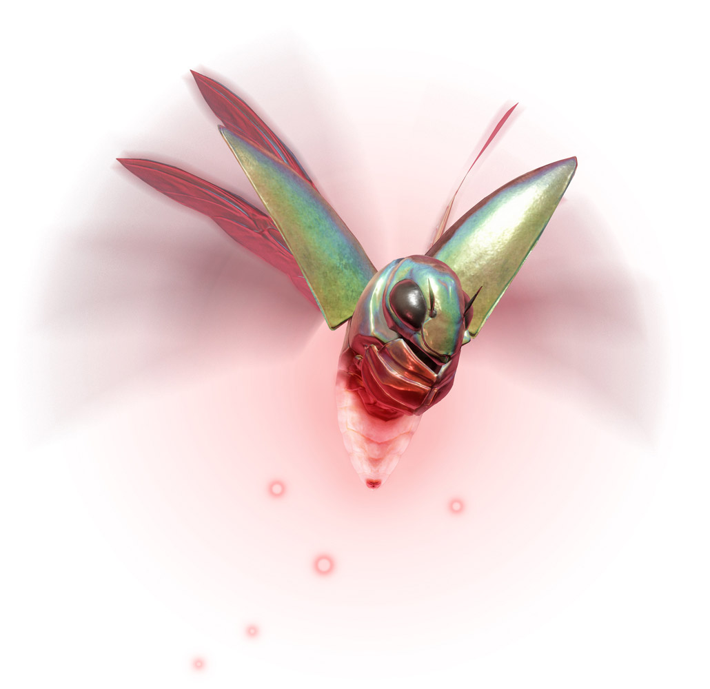 Ruby Wirebug Art from Monster Hunter Rise: Sunbreak