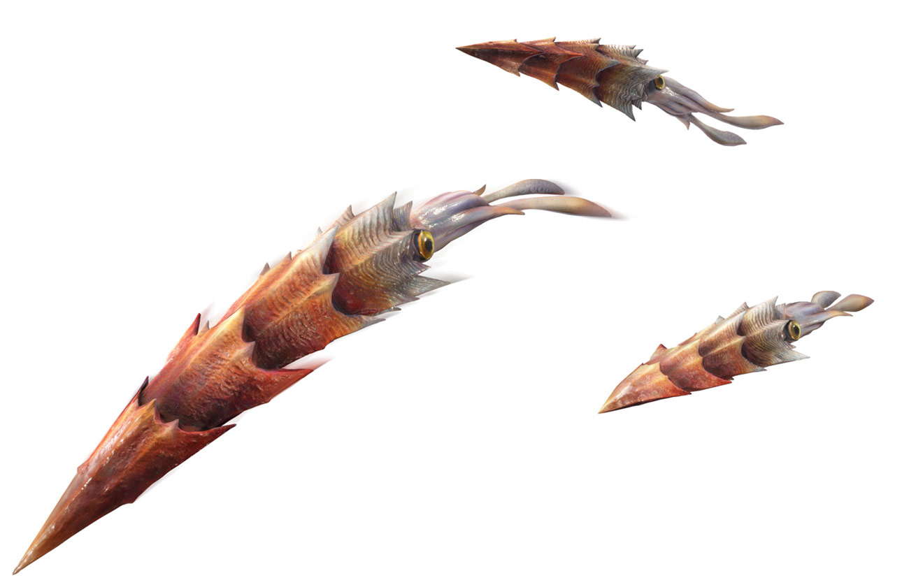Spearsquid Art from Monster Hunter Rise: Sunbreak