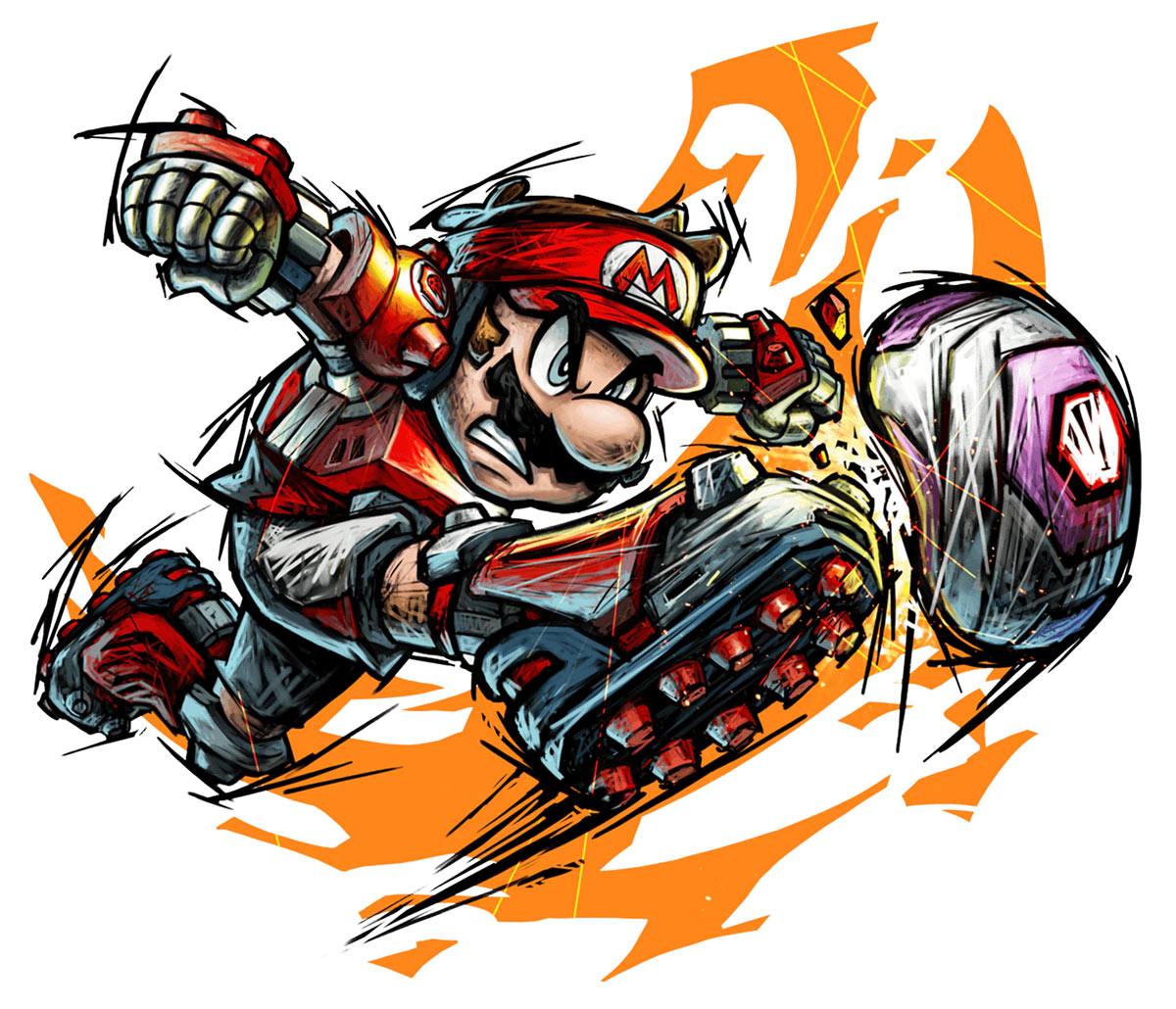 Mario Art from Mario Strikers: Battle League