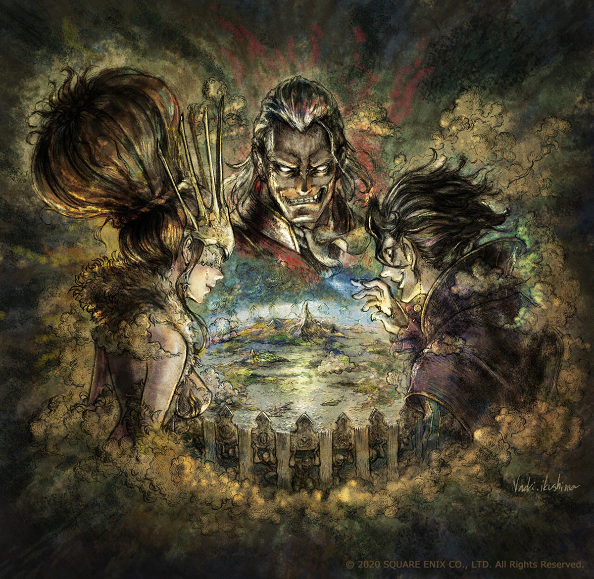 Antagonists Artwork from Octopath Traveler: Champions of the Continent