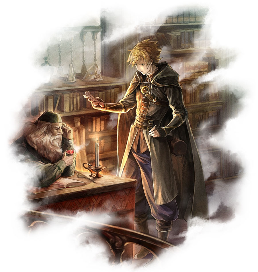 Ashlan Art from Octopath Traveler: Champions of the Continent