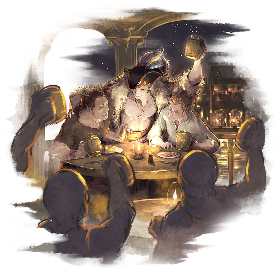 Barrad Art from Octopath Traveler: Champions of the Continent