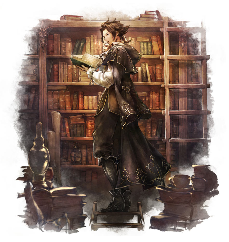 Cyrus Art from Octopath Traveler: Champions of the Continent