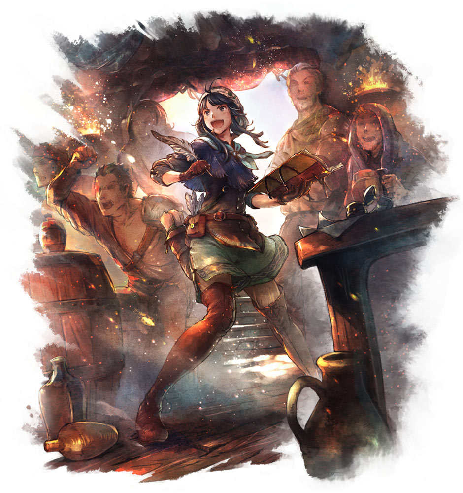 Hammy Art from Octopath Traveler: Champions of the Continent