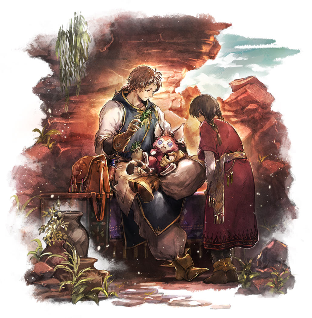 Haze Art from Octopath Traveler: Champions of the Continent