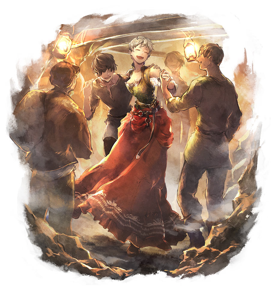 Helga Art from Octopath Traveler: Champions of the Continent