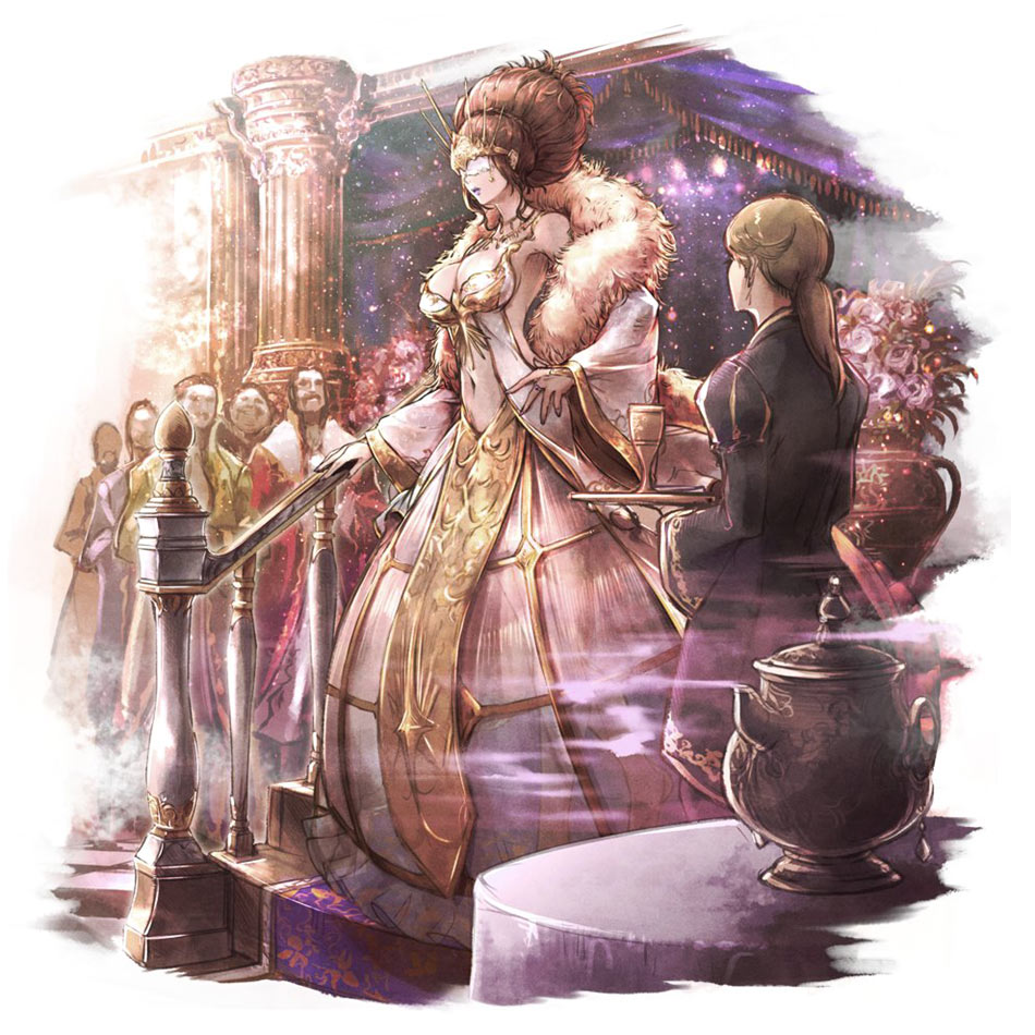 Herminia Artwork from Octopath Traveler: Champions of the Continent