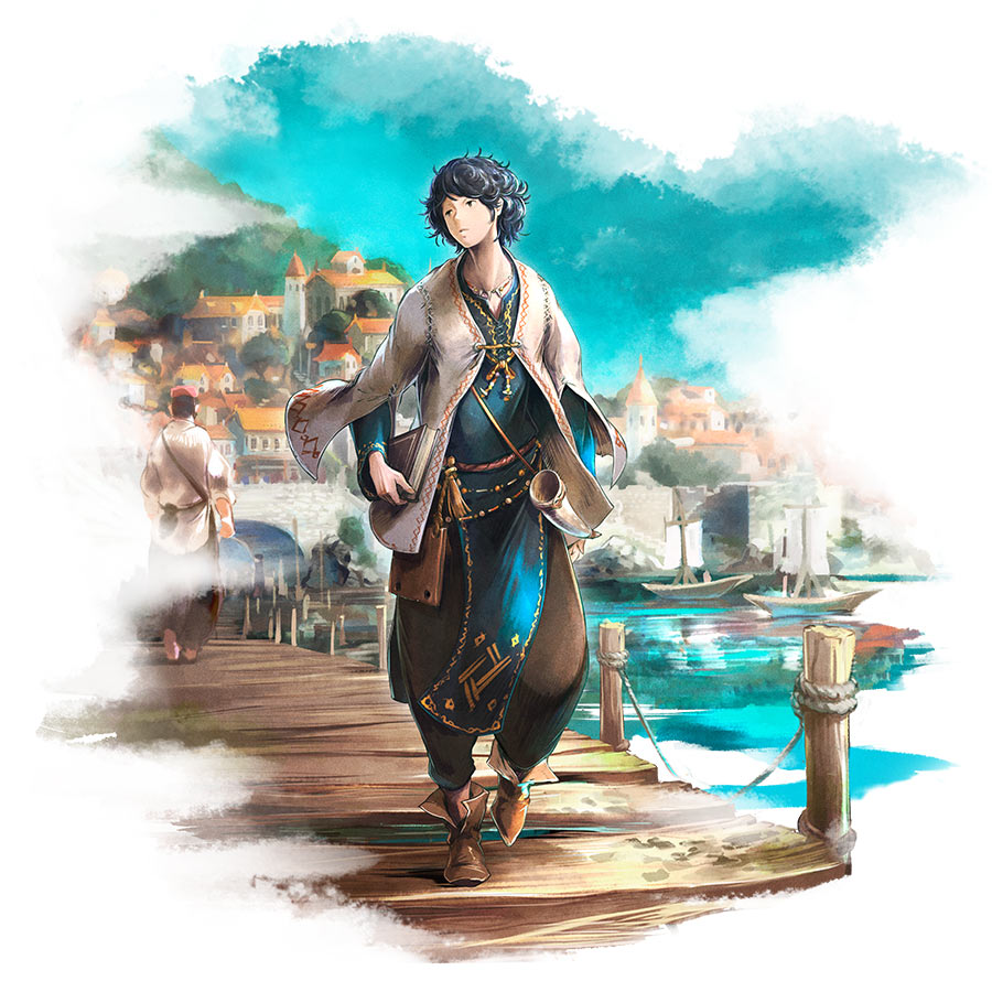 Julio Art from Octopath Traveler: Champions of the Continent