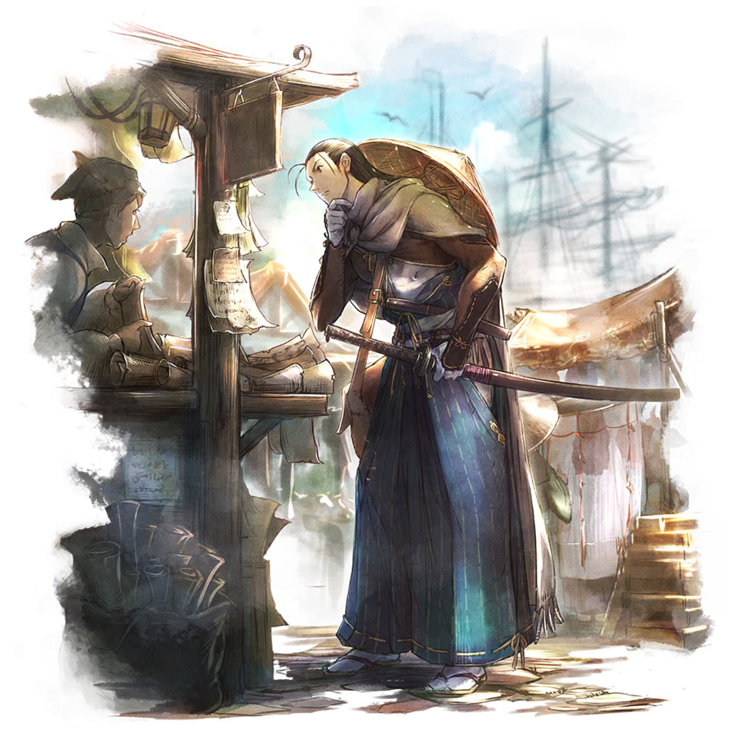 Kouren Art from Octopath Traveler: Champions of the Continent
