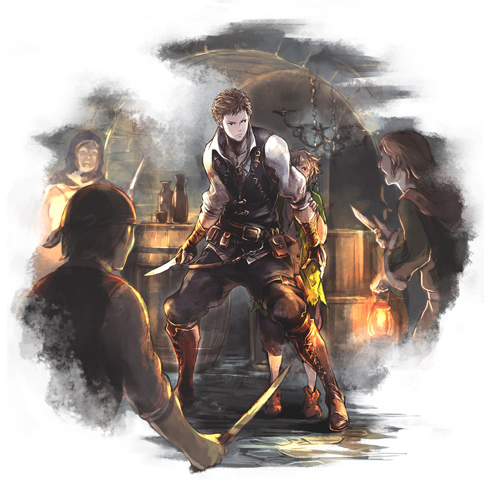 Kurtz Art from Octopath Traveler: Champions of the Continent