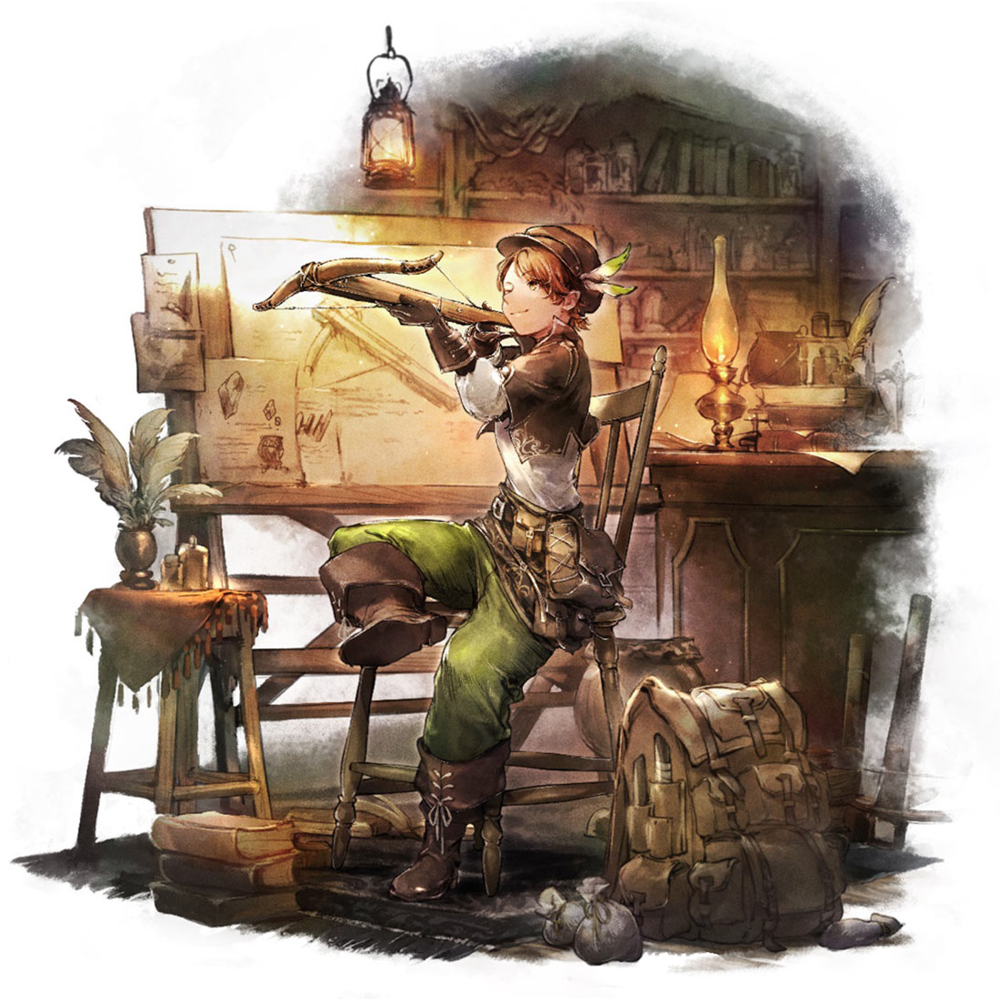 Largo Art from Octopath Traveler: Champions of the Continent