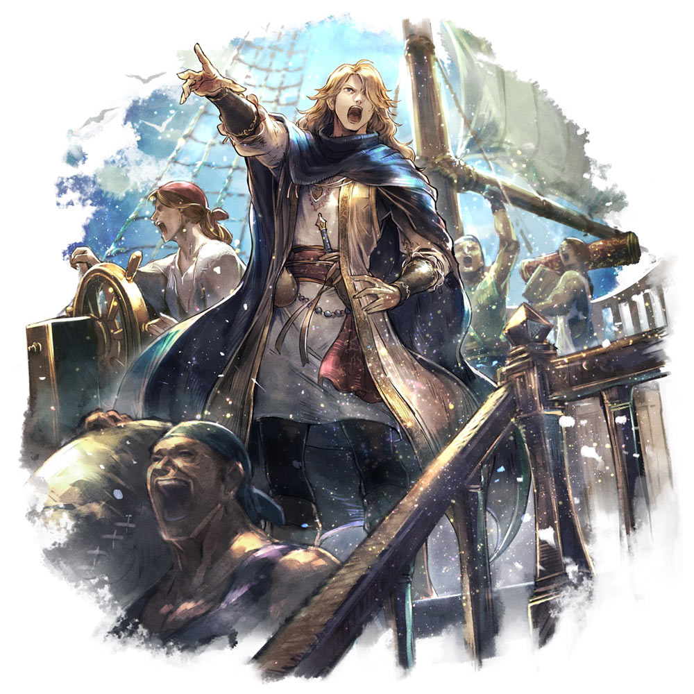 Leon Art from Octopath Traveler: Champions of the Continent
