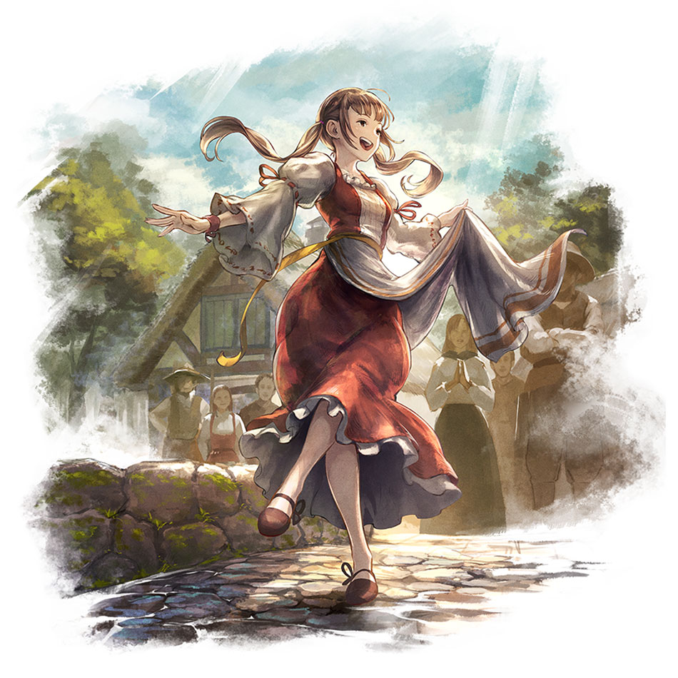 Meena Art from Octopath Traveler: Champions of the Continent