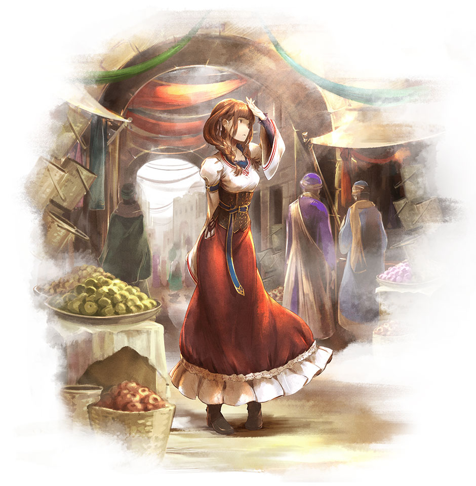 Nanna Art from Octopath Traveler: Champions of the Continent