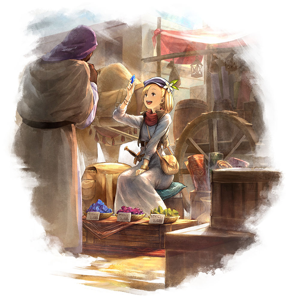 Pia Art from Octopath Traveler: Champions of the Continent