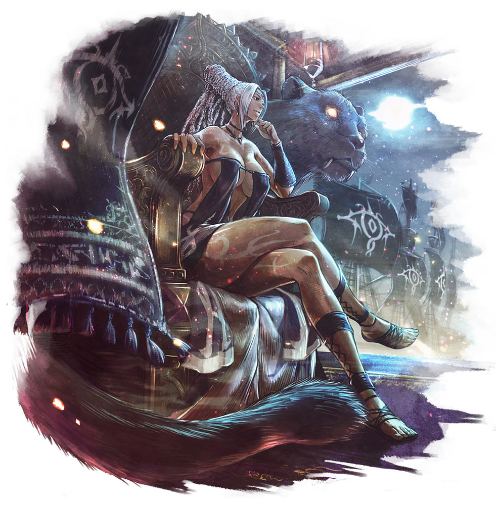 Tatrocha Art from Octopath Traveler: Champions of the Continent