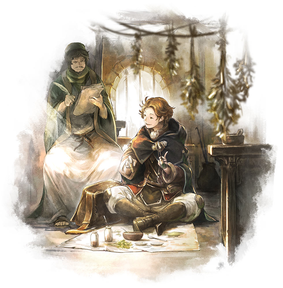 Theo Art from Octopath Traveler: Champions of the Continent