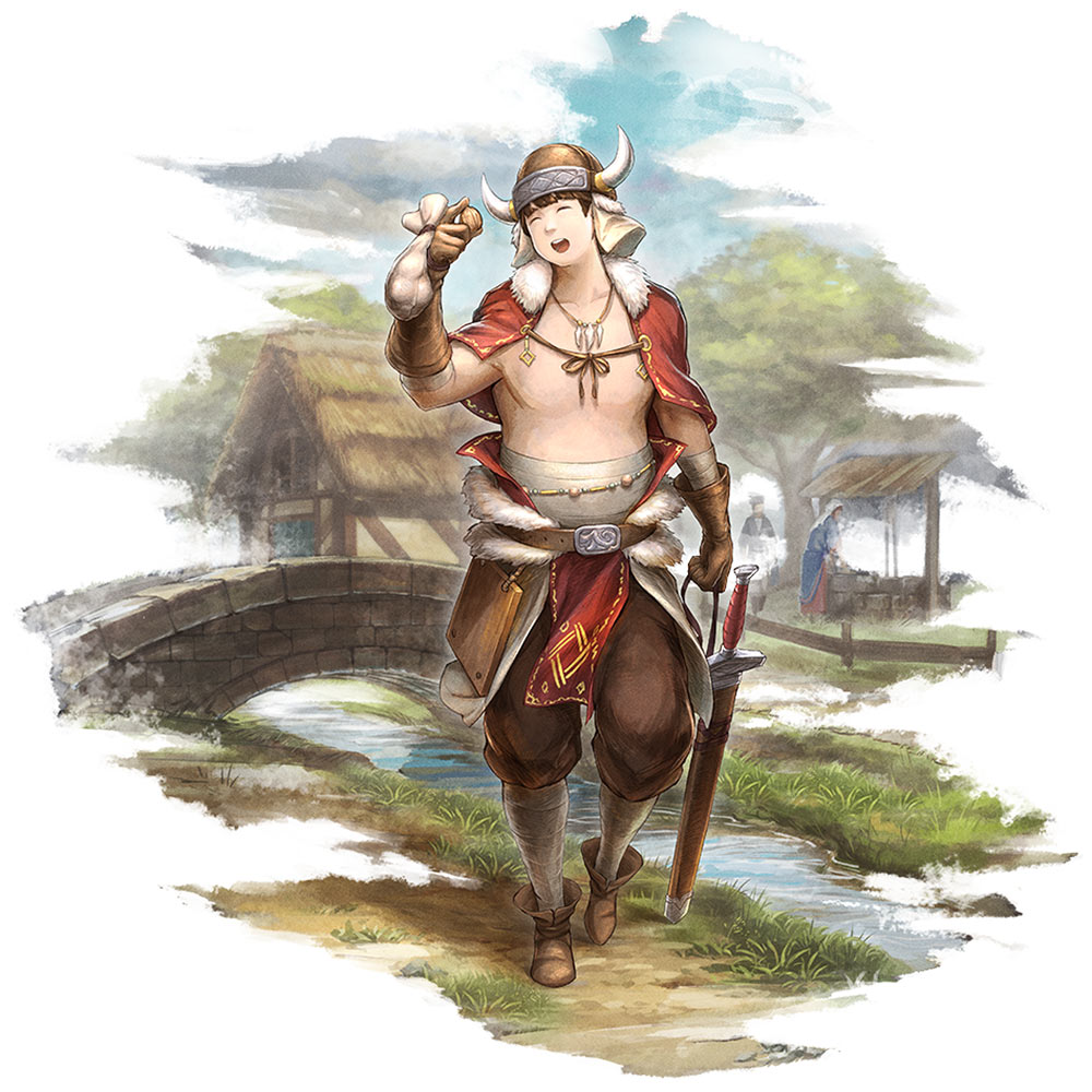 Yugo Art from Octopath Traveler: Champions of the Continent