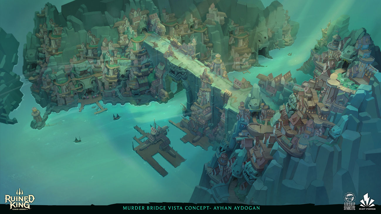 Bilgewater Vista Art from Ruined King: A League of Legends Story