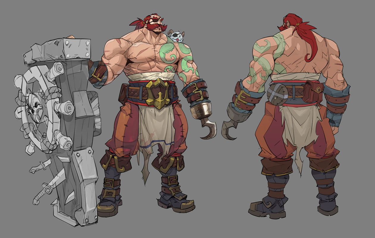 Braum Bilgewater Skin Art from Ruined King: A League of Legends Story