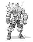 Braum Line Art
