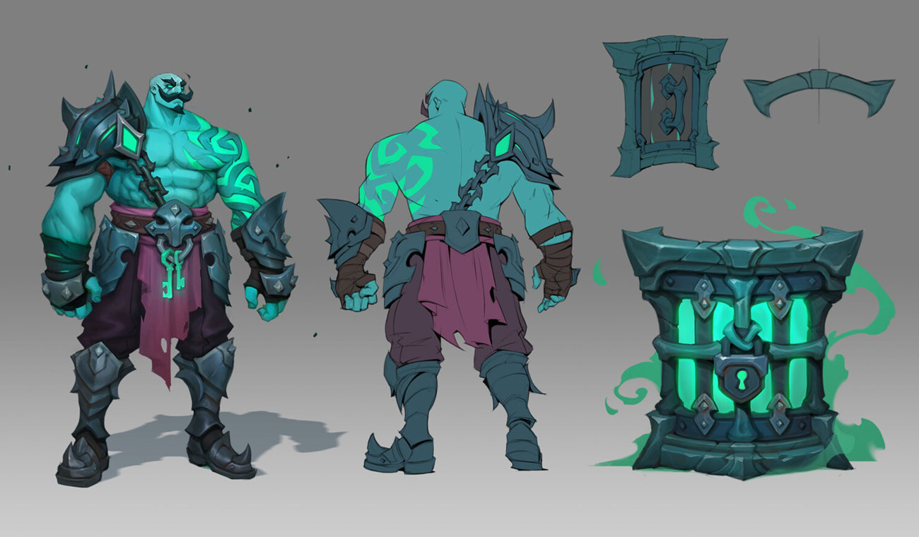 Braum Ruined Skin Art from Ruined King: A League of Legends Story
