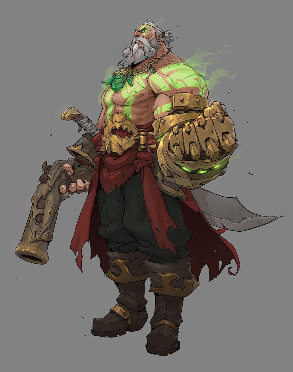 Gangplank Artwork from Ruined King: A League of Legends Story