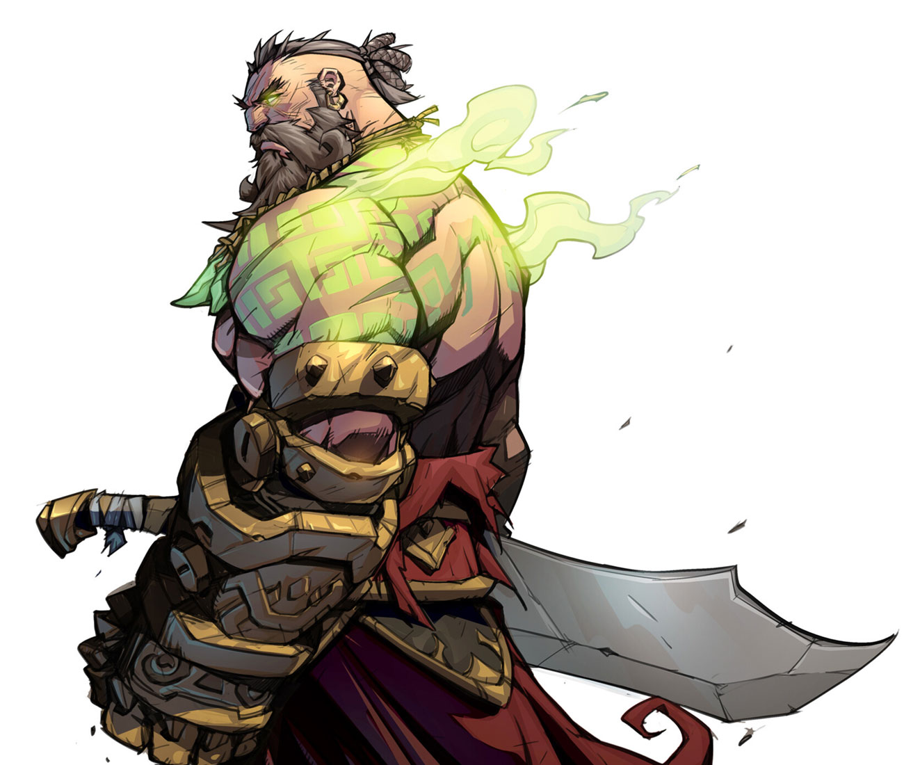Gangplank Portrait Art from Ruined King: A League of Legends Story