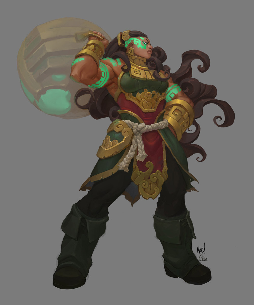 Illaoi Art from Ruined King: A League of Legends Story