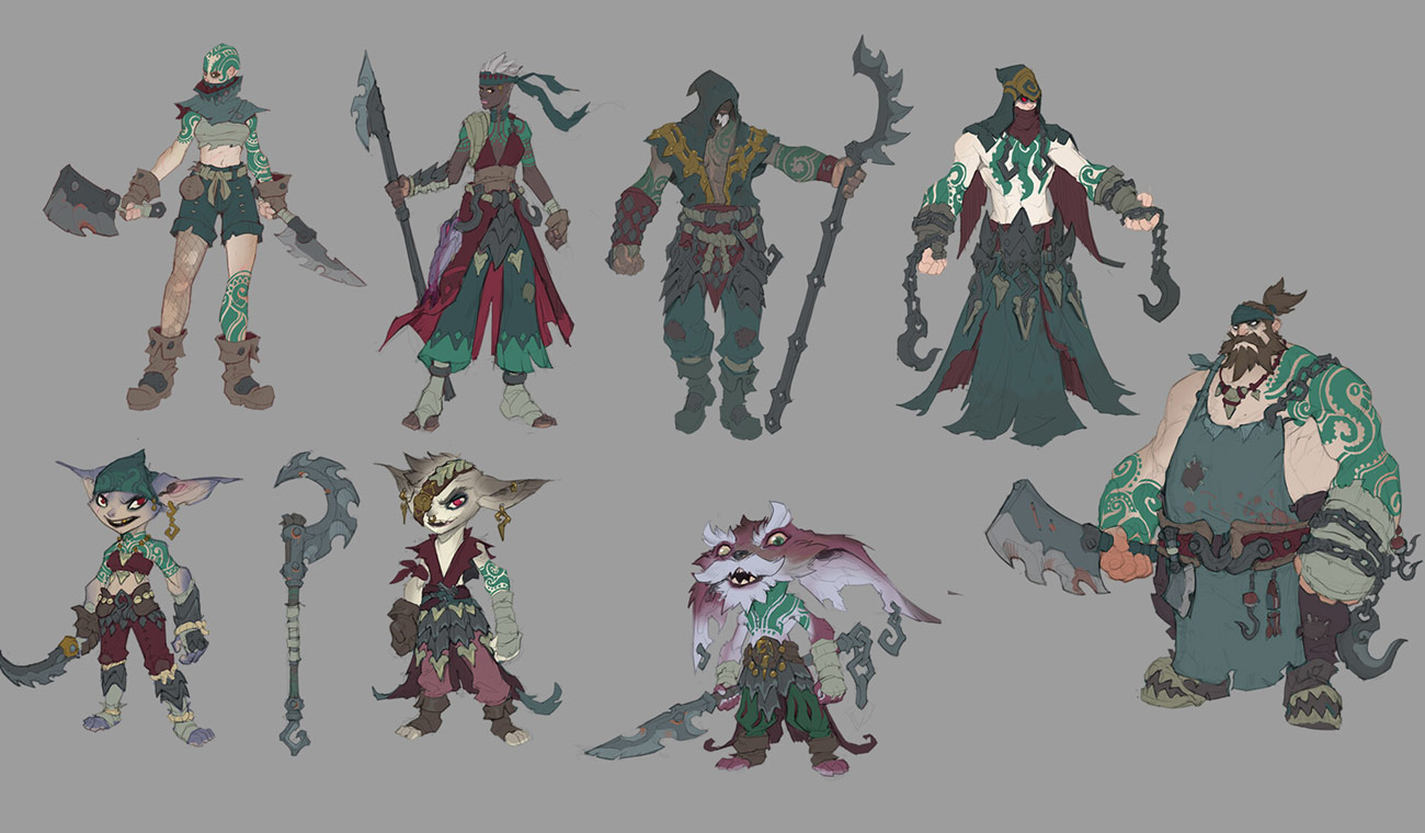 Jagged Hook Clan Art from Ruined King: A League of Legends Story